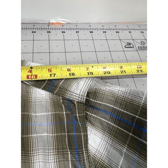 Carhartt Relaxed Fit Plaid Short Sleeve Button Down Shirt Men’s Sz. L Relaxed - Picture 7 of 9